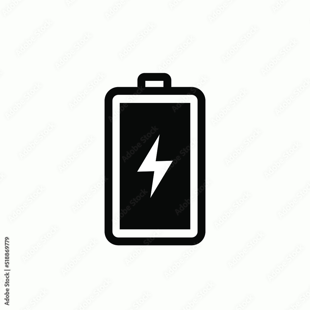 Battery Icon - Vector, Power Sign and Symbol for Design, Presentation, Website or Apps Elements. Battery Icon - Vector, Power Sign and Symbol for Design, Presentation, Website or Apps Elements.