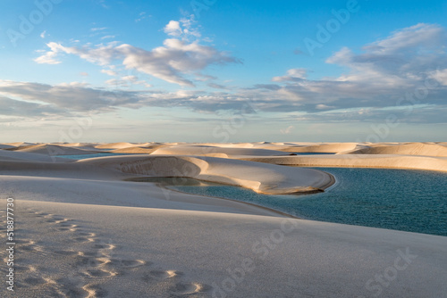 Lençóis Maranhenses National Park in Maranhão state in northeastern Brazil.