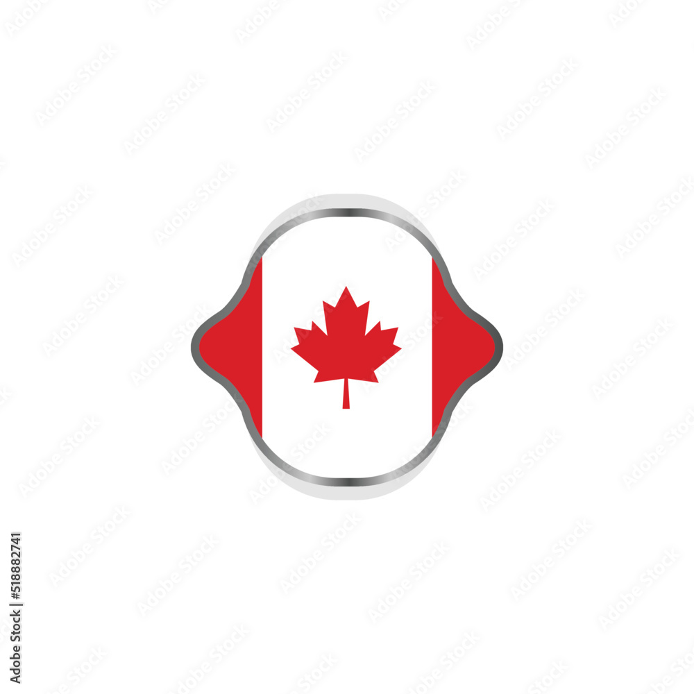 Obraz premium Canada flag symbol design vector isolated