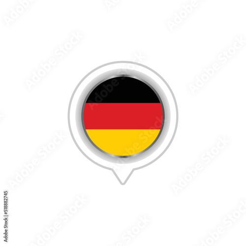 Germany flag emblem vector design Free Download Germany flag emblem vector design - GFXLoad