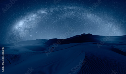 Fototapeta Naklejka Na Ścianę i Meble -  Dead Vlei with Milky way galaxy - Sossusvlei, Namib desert, Namibia