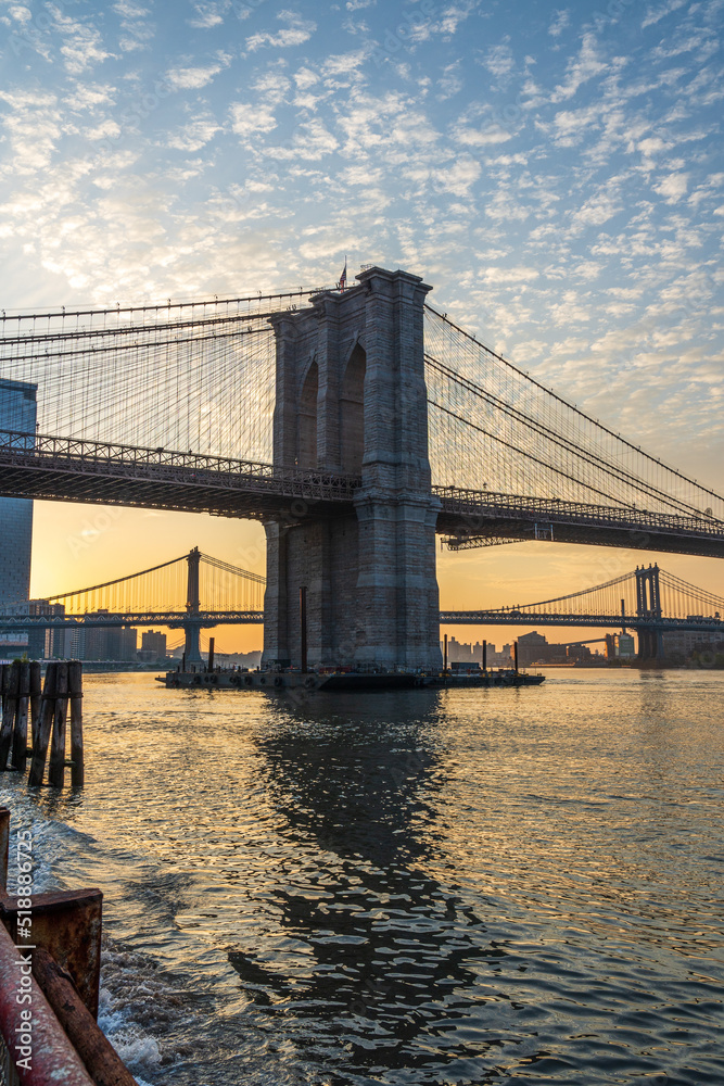 Obraz premium New York unter der Brücke