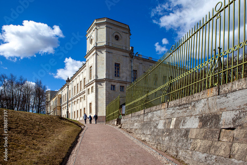 Big Gatchina Palace. Palace park. Gatchina. Leningrad region. Russia photo