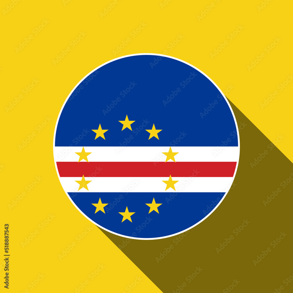 Country Cape Verde. Cape Verde flag. Vector illustration. Country Cape Verde. Cape Verde flag. Vector illustration.