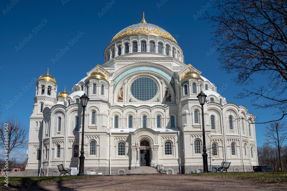The Naval cathedral of Saint Nicholas in Kronstadt 