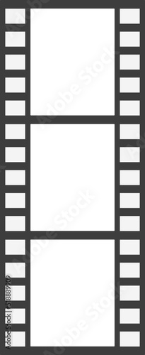 映画のフレームのシンプルなイラスト