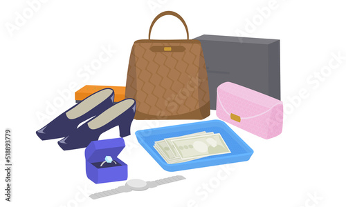 ブランド買取のイラスト