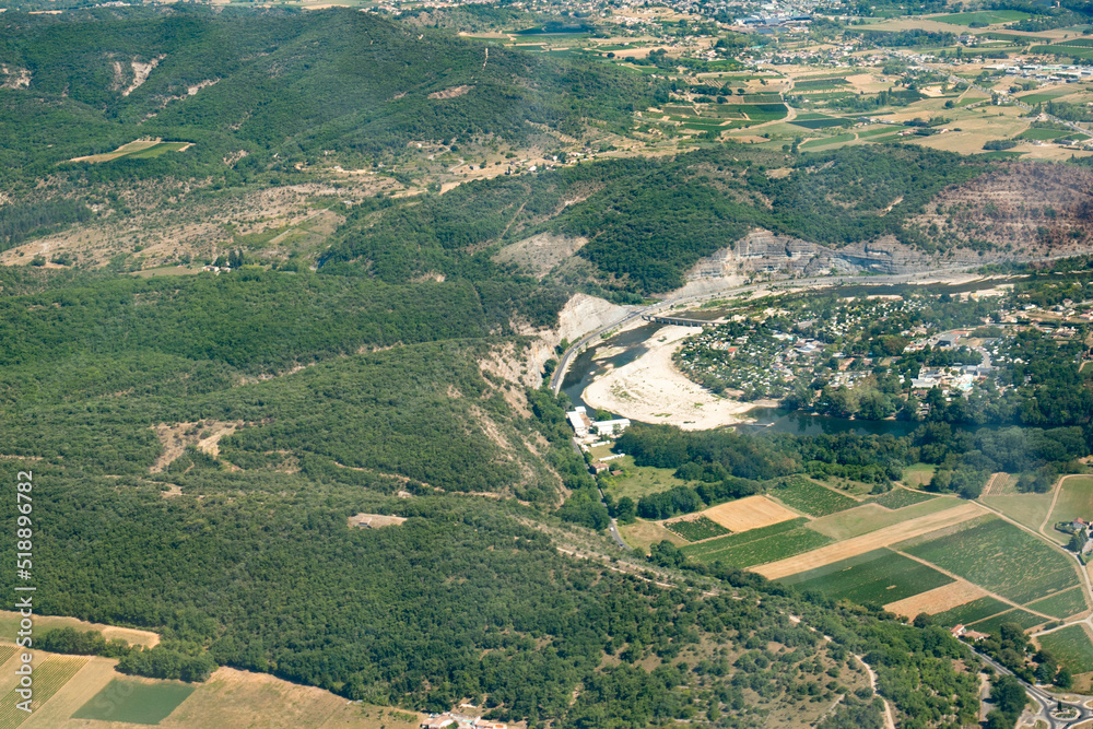 South east of France close to Nimes and bridge Gard

