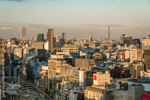 東京の風景：渋谷から見る都市０８