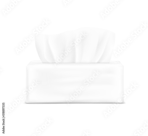 Realistic tissue set. Vector illustration isolated on white background. Can be use for template your design, presentation, promo, ad. EPS10.