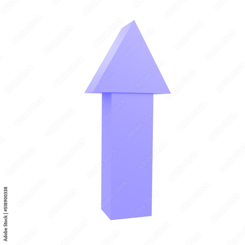 3d up down arrow pack set isolated illustration Stock Illustration ...