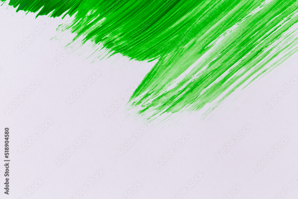 Fototapeta premium acrylic green paint texture background