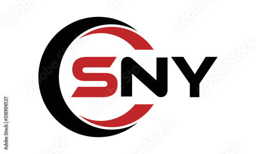 SNY three letter swoosh logo design vector template | monogram logo | abstract logo | wordmark logo | letter mark logo | business logo | brand logo | flat logo | minimalist logo | text | word | symbol