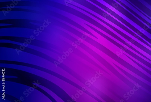 Dark Purple, Pink vector pattern with lines.