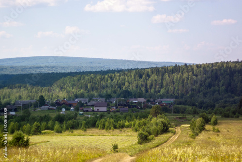 Natural landscape near the village of Sulem in the Urals. July 2022
Природный ландшафт близ в селе Сулем на Урале. Июль 2022 год. 