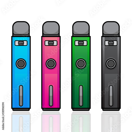 set vaping vector