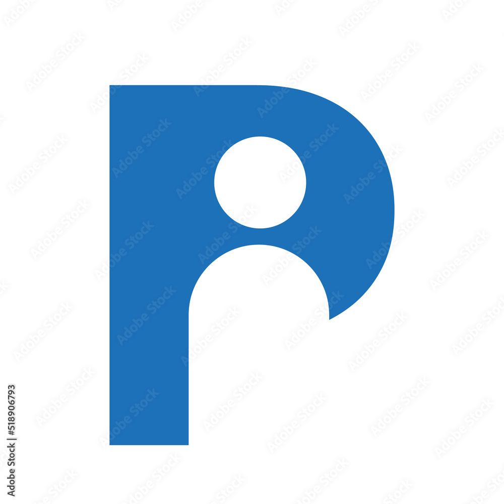 Letter P People Logo Design Vector Template Concept for Insurance, Secure, Health, Safety and Protection Letter P People Logo Design Vector Template Concept for Insurance, Secure, Health, Safety and Protection