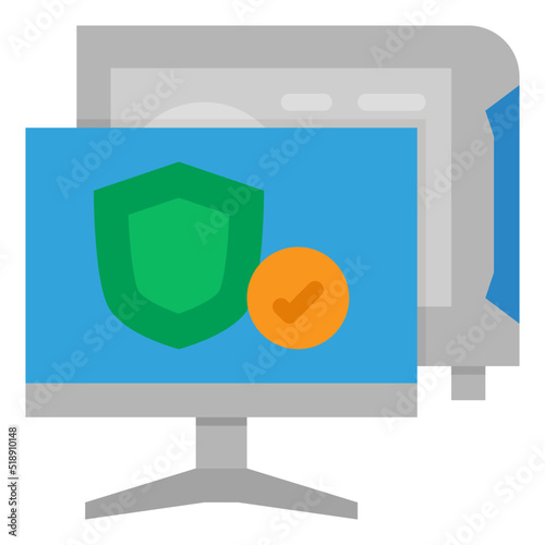 security flat icon
