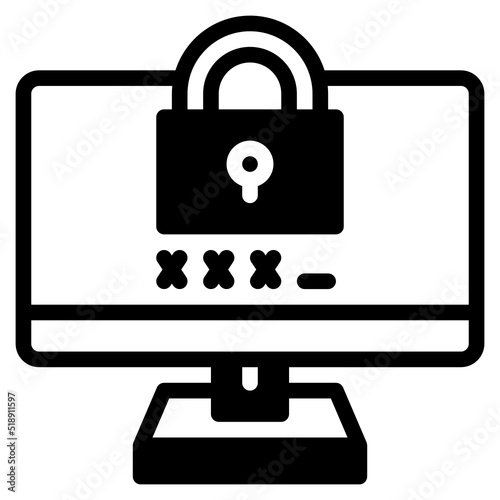 password line icon