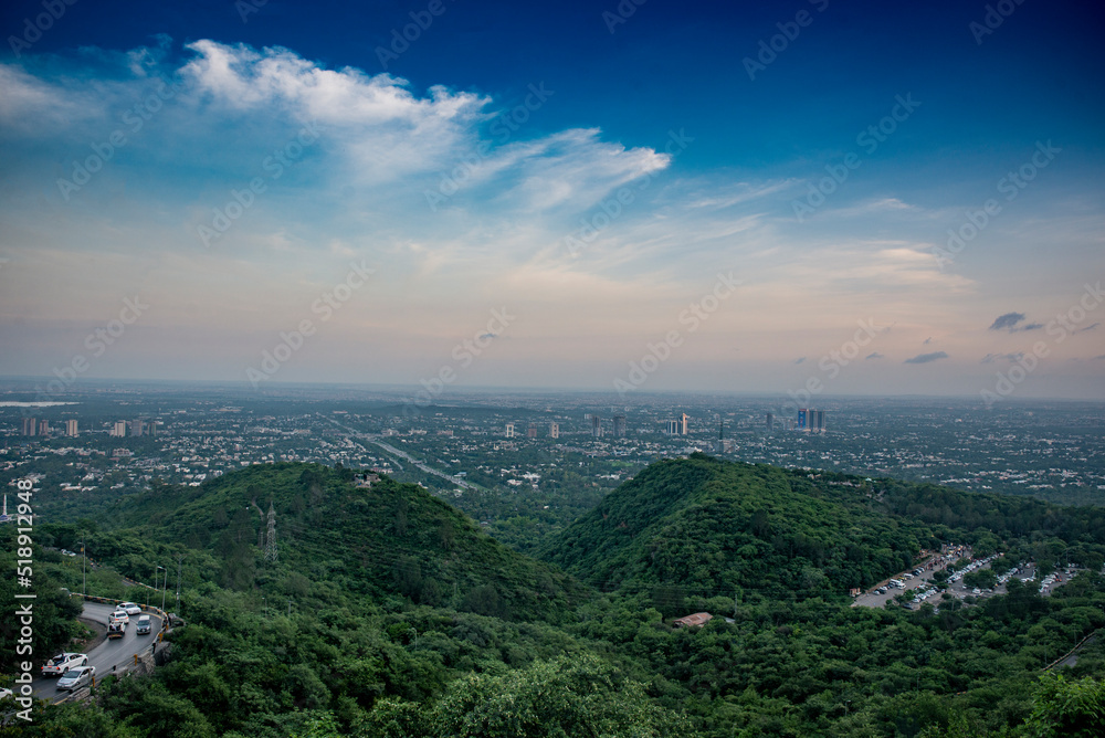 City view of Islamabad Pakistan from mountains of Margala City view of Islamabad Pakistan from mountains of Margala