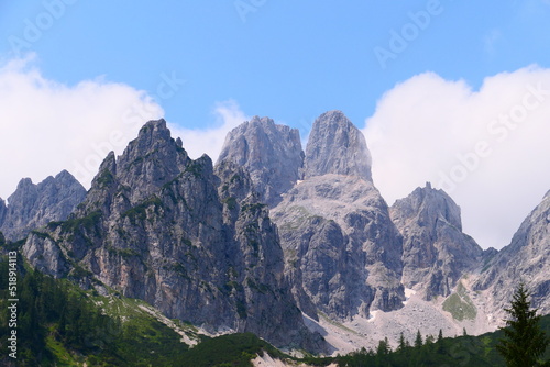 große und kleine Bischofsmütze, Bergkette