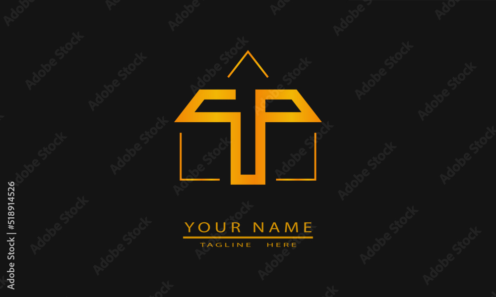 Obraz premium T initial logo design. Creative Modern T Letters icon vector Illustration, with the concept of luxury yellow gold squares and triangles. for your T logo design