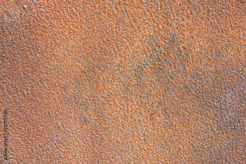 Iron sheet is covered with a layer of rust