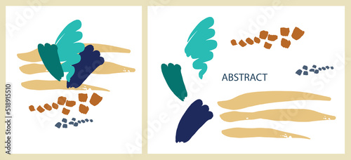 vector abstract illustration. watercolor and gouache isolated on white background. Vector decorative congratulations or invitation design background, elegant modern