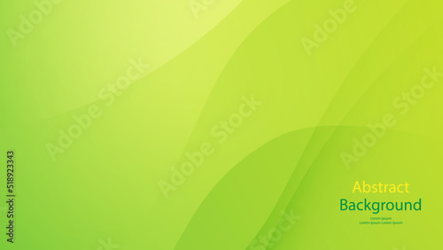 green and Yellow color background abstract art vector