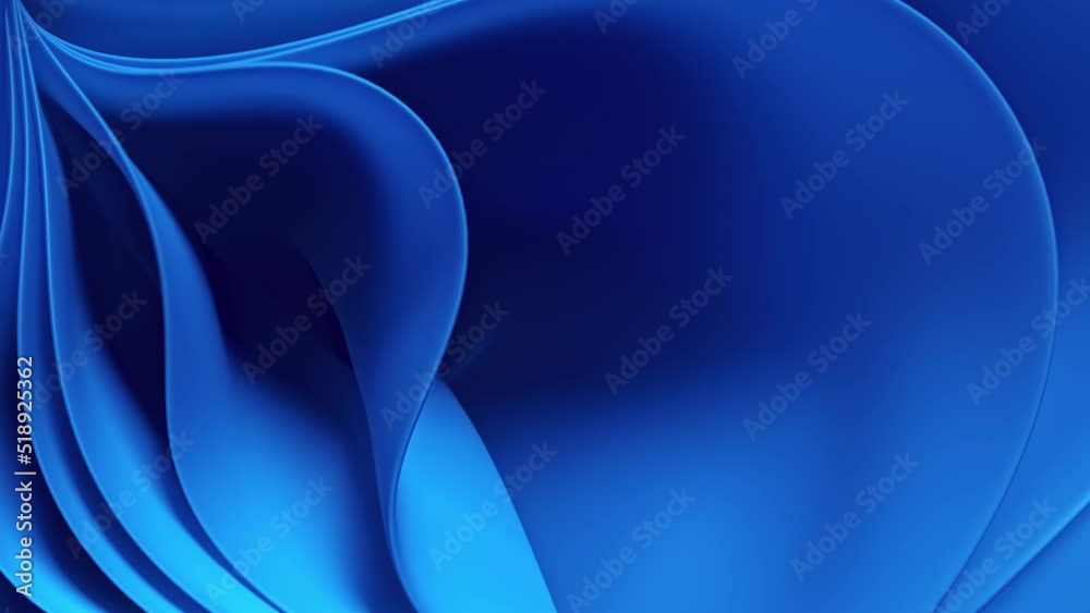 Animated abstract 11 wavy cloth fabric lines wave effect window backdrop. Corporate concept can be used for visuals, vj, presentations as motion background Seamless Loop 4k