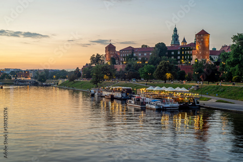 Wawel Royal Castle - Krakow, Poland.	 #518925576