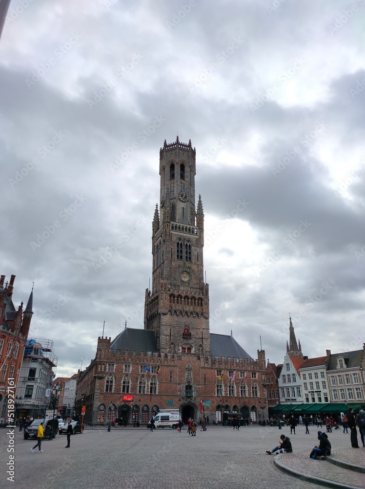 Naklejka premium Place de Bruges