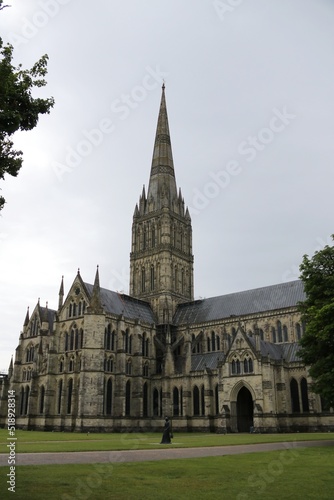 Great Cathedral in Salisbury     England