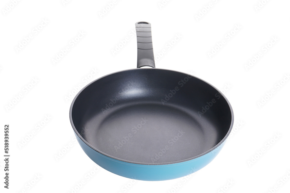 New frying pan isolated on white background. New frying pan isolated on white background.