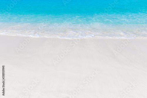 Fotografie, Obraz The Empty sandy beach and sea.