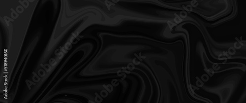 Abstract background with black liquid paint marbling and stippling ,Liquid marble texture design, colorful marbling surface, wavy fabric slippery black color, luxury satin or silk . paper texture .