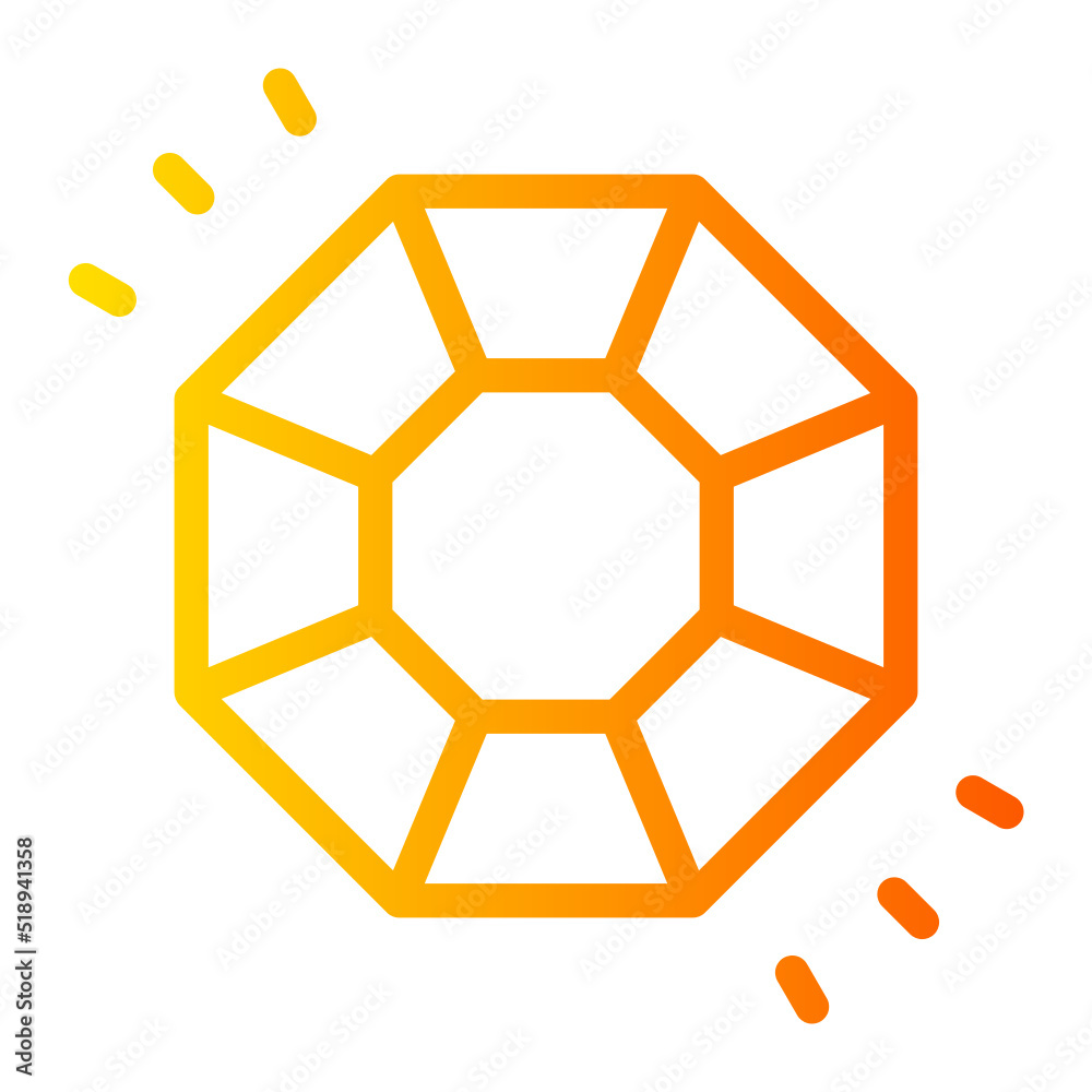 diamond gradient icon diamond gradient icon