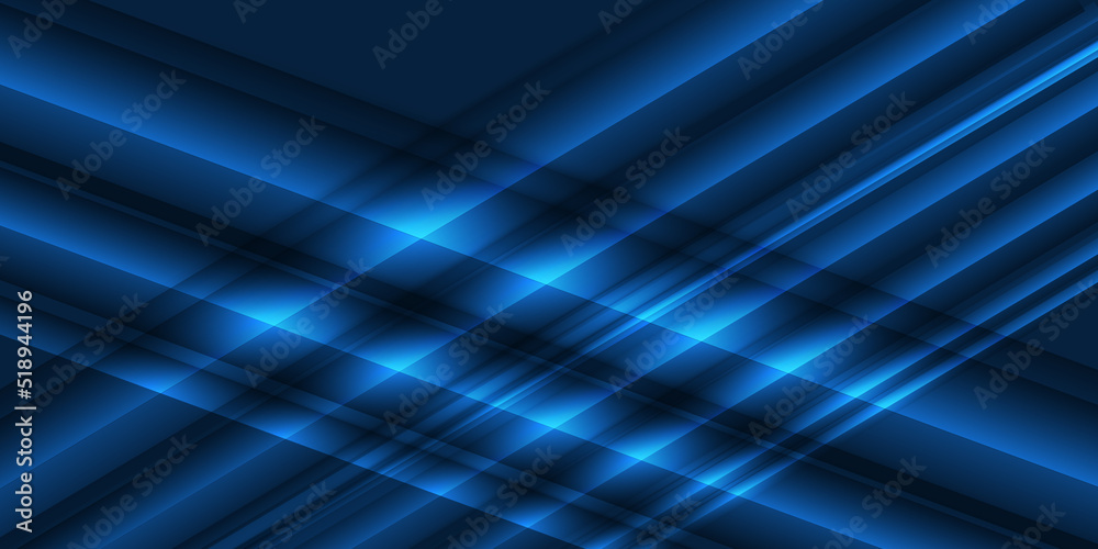 Futuristic blue light background