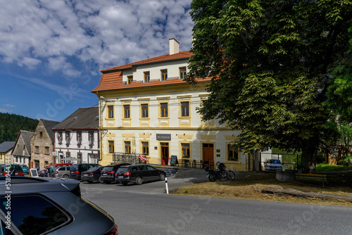 Building of the Museum - Czech historical city Rabštejn nad Střelou near Manětín - Czech Republic, Europe