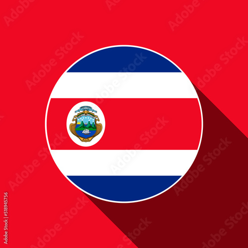 Country Costa Rica. Costa Rica flag. Vector illustration. Free Download Country Costa Rica. Costa Rica flag. Vector illustration. - GFXLoad