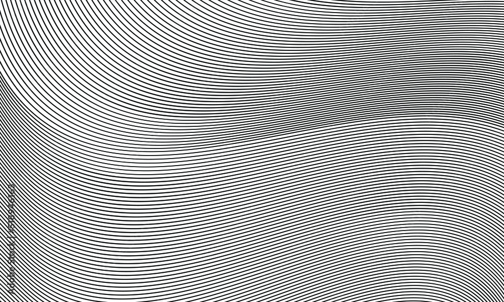 abstract smooth waves background. black and white wavy stripes background abstract smooth waves background. black and white wavy stripes background