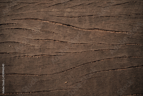 Obraz na płótnie Dark wooden natural background, brown planks texture. w salonie