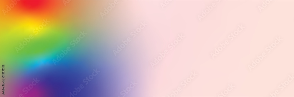 Pride month. Abstract spectrum background. Rainbow color background with copy space. LGBTQ pride concept.