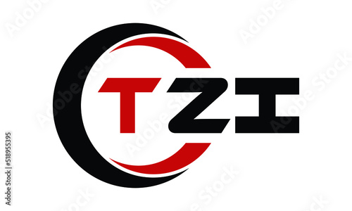 TZI three letter swoosh logo design vector template | monogram logo | abstract logo | wordmark logo | letter mark logo | business logo | brand logo | flat logo | minimalist logo | text | word | symbol photo