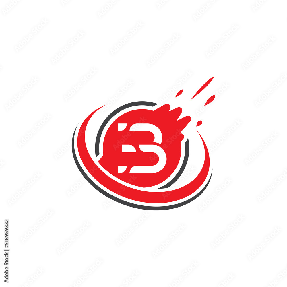 B letter vector illustration B letter vector illustration