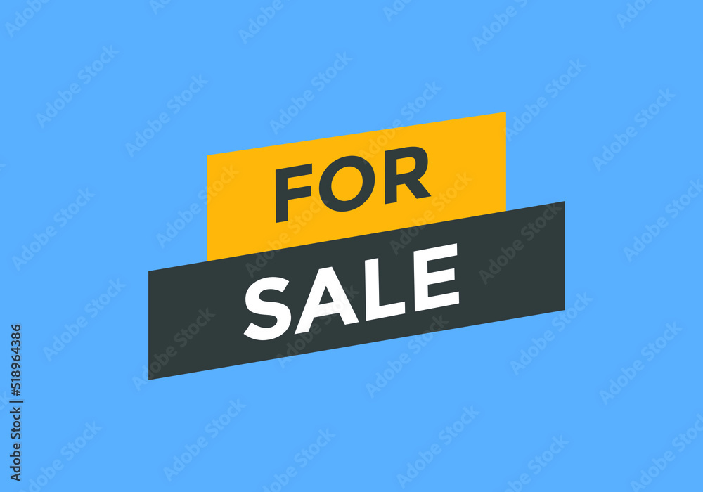 For sale text web template. Vector Illustration.
For sale text web template. Vector Illustration.
