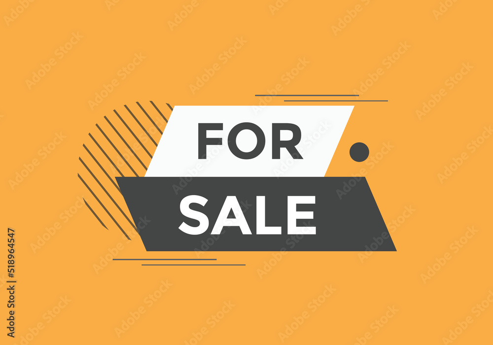For sale text web template. Vector Illustration.
For sale text web template. Vector Illustration.