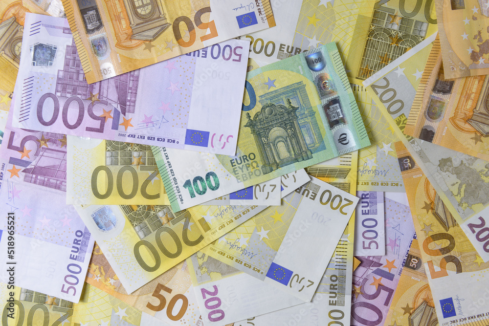 euro banknotes background euro banknotes background