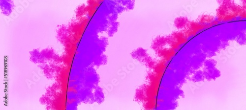 Digital painterly render of intricate colorful geometric patterns in watercolor and ink style on paper canvas - bright abstract artistic concept