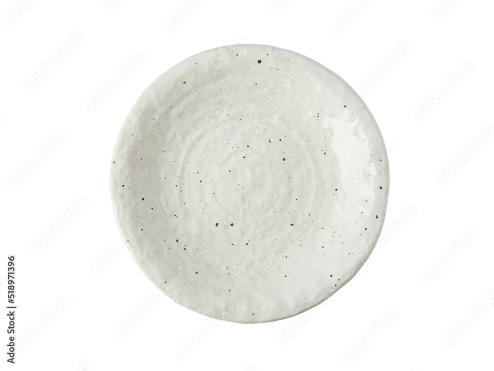 isolated ceramic plate on white background isolated ceramic plate on white background